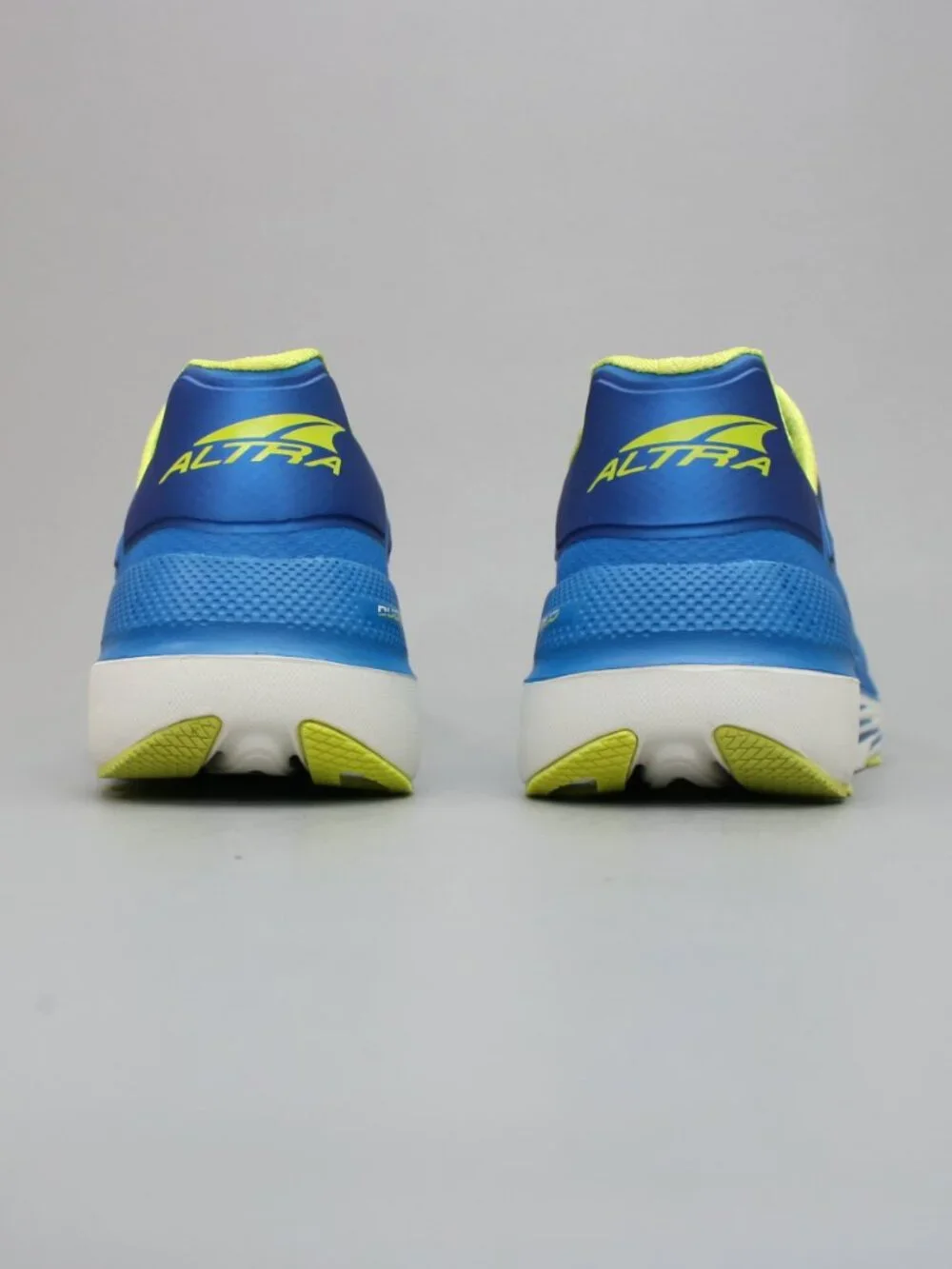 Altra Men's 11.5 Duo Blue Yellow Road Running Zero Drop Shoes Sneakers AFM1838F